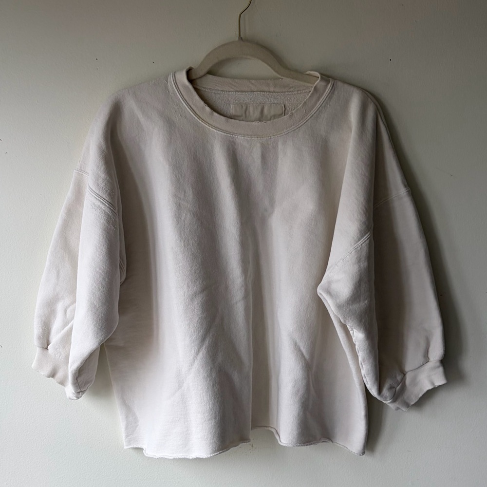 RACHEL COMEY Fond Dirty White Sweatshirt Size XS / S - Picture 4 of 8